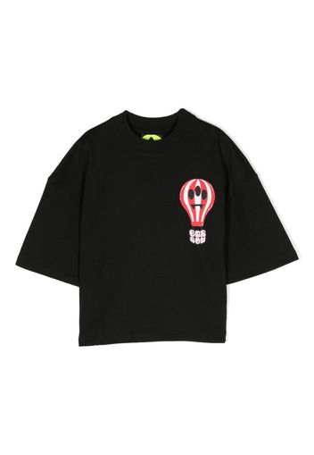 Barrow kids logo-print cotton T-shirt - Nero