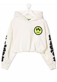 Barrow kids logo-print pullover hoodie - Toni neutri