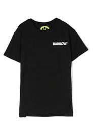 Barrow kids logo-print cotton T-shirt - Nero