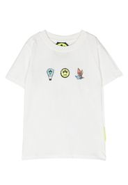 Barrow kids graphic logo-print T-shirt - Bianco