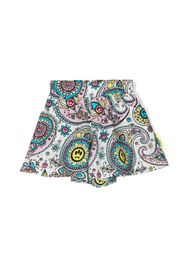 Barrow kids paisley-print elasticated shorts - Bianco