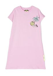 Barrow kids logo-print T-shirt dress - Rosa