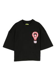 Barrow kids logo-print cotton T-shirt - Nero