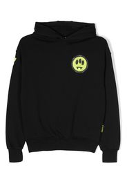 Barrow kids logo-print cotton hoodie - Nero