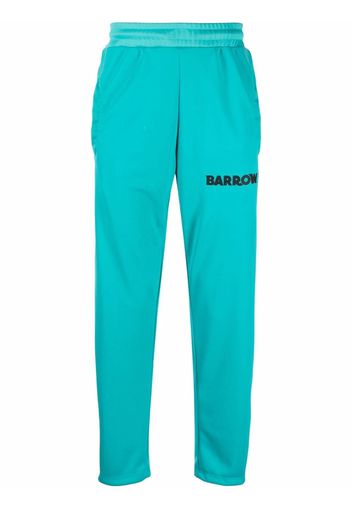 BARROW side stripe-print trousers - Verde