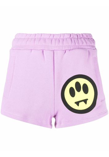 BARROW logo-print mini shorts - Rosa