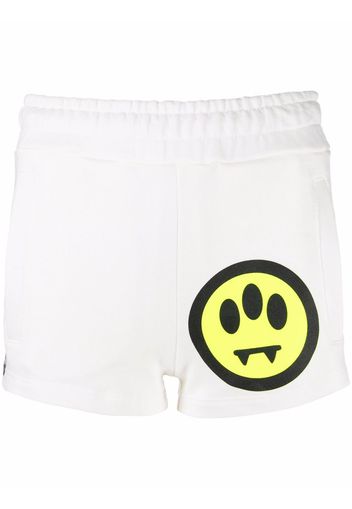 BARROW logo-print mini shorts - Bianco