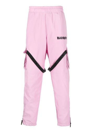 BARROW logo-print buckled cargo pants - Rosa