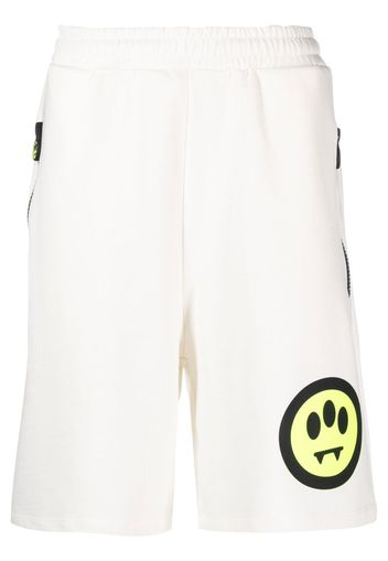 BARROW logo-print track shorts - Bianco