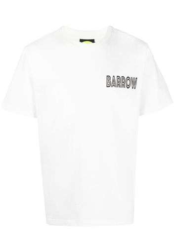 BARROW logo-print short-sleeve T-shirt - Bianco