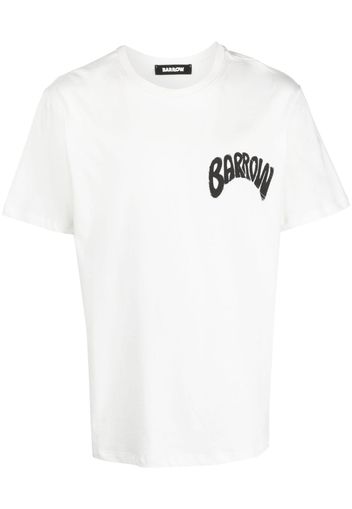 BARROW T-shirt con stampa - Bianco