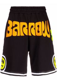 BARROW graphic-print track shorts - Nero