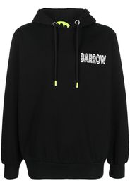 BARROW logo-print drawstring hoodie - Nero