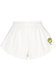 BARROW logo-print mini shorts - Bianco