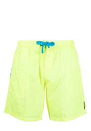 BARROW logo-print swim shorts - Giallo