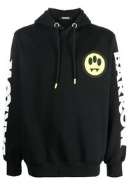 BARROW logo-print cotton hoodie - Nero