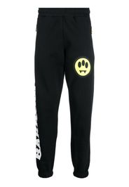 BARROW logo-print cotton track pants - Nero