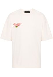 BARROW logo-print cotton T-shirt - Toni neutri