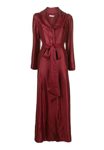 Baruni Kayra detachable-sleeve maxi dress - Rosso