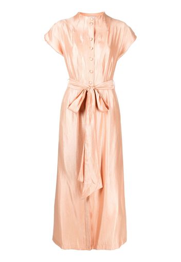 Baruni Sari button-down maxi dress - Rosa