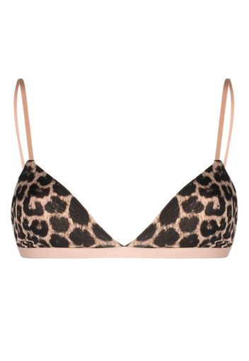 Baserange Mississipi leopard-print bra - Toni neutri