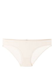 Baserange rib-knit brief bottoms - Toni neutri