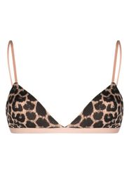 Baserange Mississipi leopard-print bra - Toni neutri