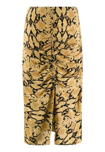 Carry snakeskin-print pencil skirt