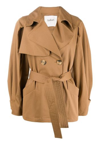 Tyson tie-waist trench jacket