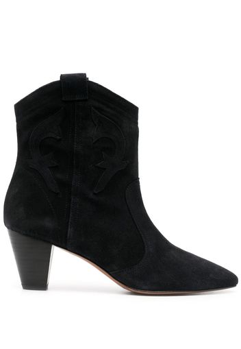 Ba&Sh Casey suede cowboy boots - Nero