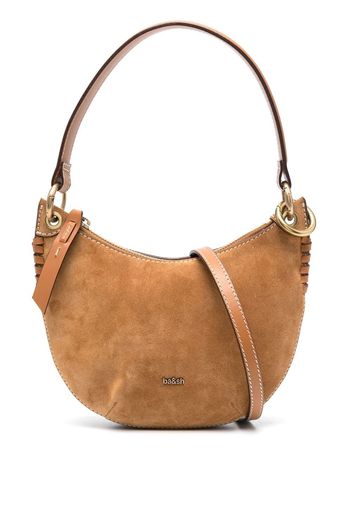 Ba&Sh Swing split-leather shoulder bag - Marrone