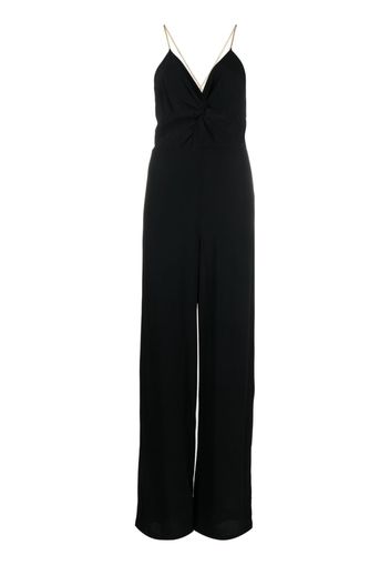 Ba&Sh plunging V-neck jumpsuit - Nero