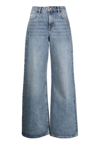 Ba&Sh high-waisted wide-leg jeans - Blu