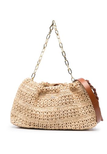 Ba&Sh June raffia tote bag - Toni neutri