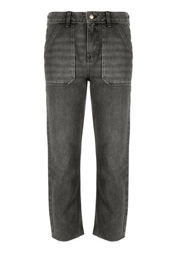 Ba&Sh Elly mid-rise straight-leg jeans - Grigio