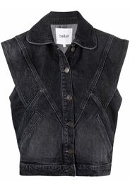 Ba&Sh Max denim gilet - Nero