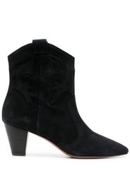 Ba&Sh Casey suede cowboy boots - Nero