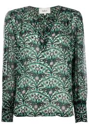 Ba&Sh graphic-print long-sleeves blouse - Verde