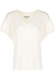 Ba&Sh T-shirt con scollo a V Viny - Bianco