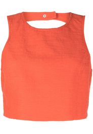 Ba&Sh Hoody cropped tank top - Arancione