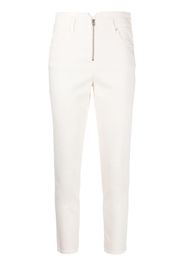 Ba&Sh Inzo slim-cut cropped trousers - Toni neutri