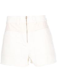Ba&Sh mid-rise denim mini shorts - Toni neutri