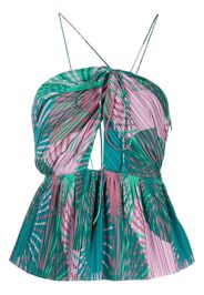 Ba&Sh Top Nellie con dettaglio cut-out - Verde