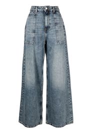 Ba&Sh Jeans Mellou a gamba ampia - Blu