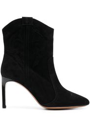Ba&Sh 80mm suede ankle boots - Nero