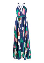 Ba&Sh Abito lungo Goomy con stampa geometrica - Multicolore
