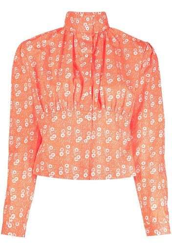 Batsheva Blusa a fiori - Arancione