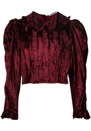 Batsheva Blusa crop Lucy - Rosso