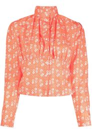 Batsheva Blusa a fiori - Arancione