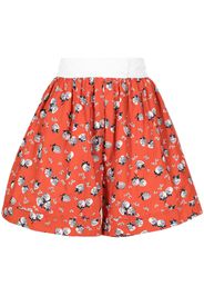 Batsheva Shorts Westport a fiori - Arancione